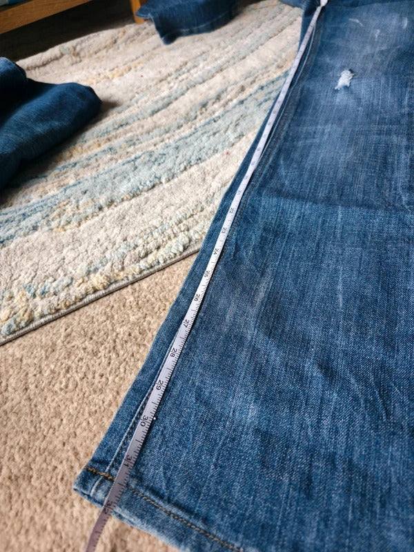 Almost Famous Ultra Low Rise Bootcut Vintage Y2K Jeans UK Size 6