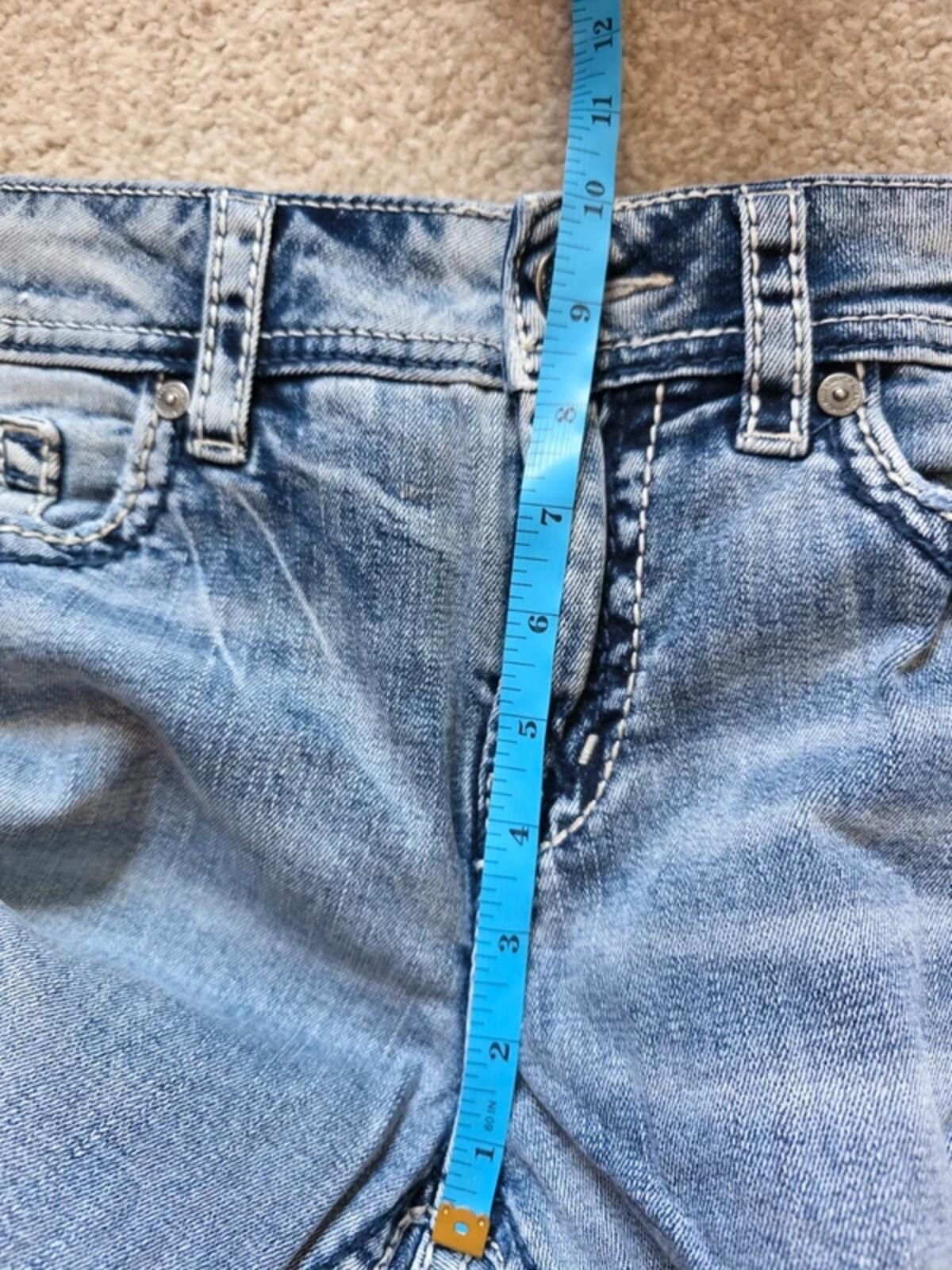 Vintage Y2K Silver Jeans Mid Rise Bootcut UK Size 12