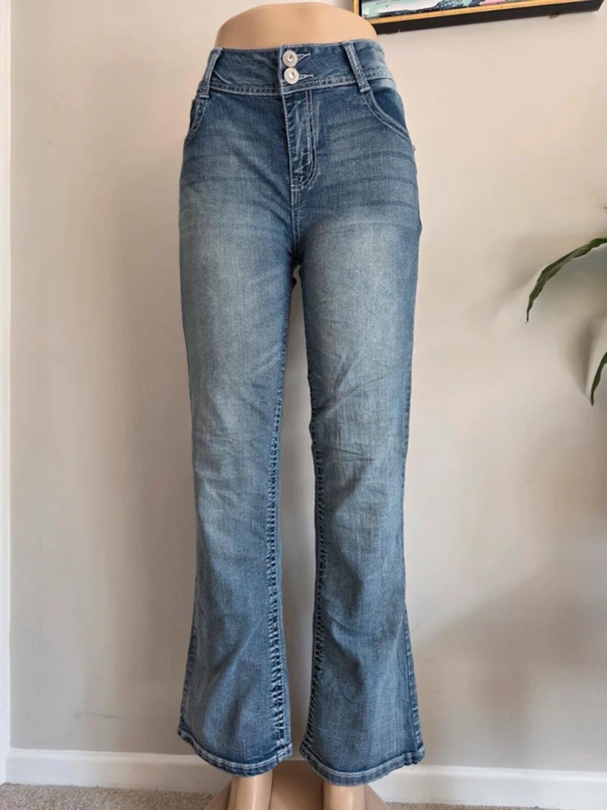 Vintage Y2K Wallflower Mid Rise Bootcut Jeans UK Size 12 Petite