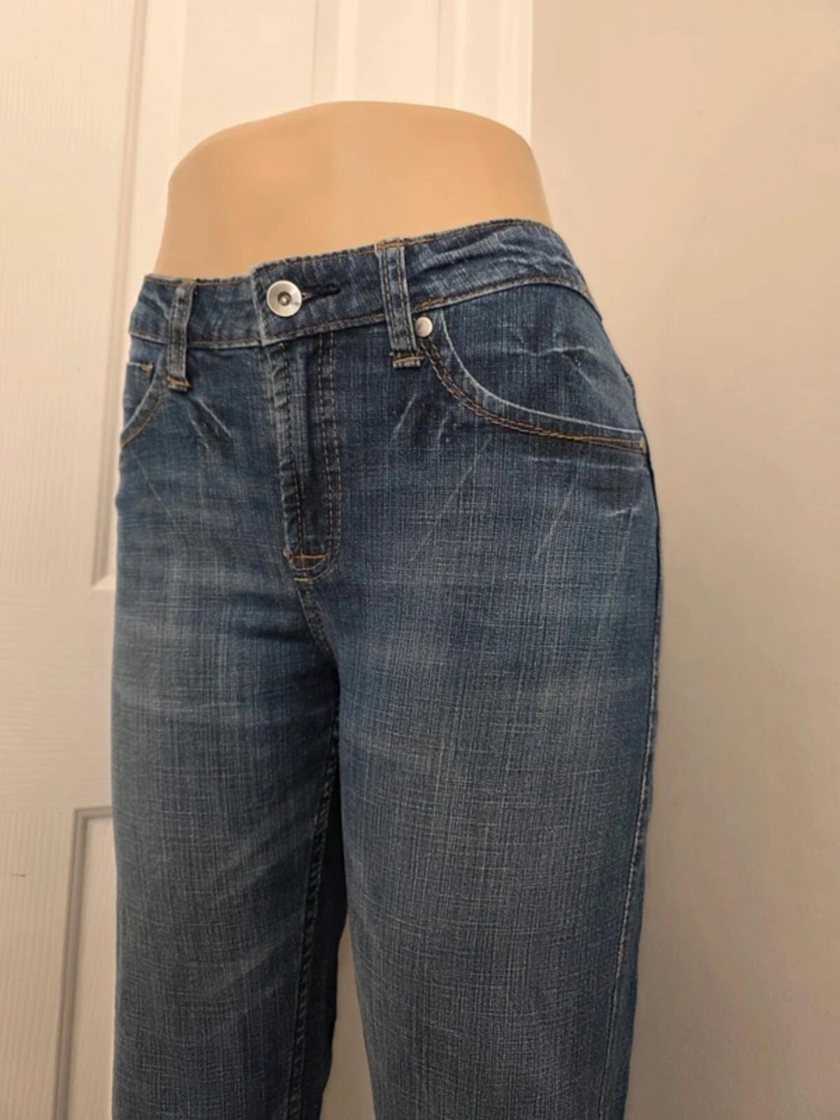 Lee Mid Rise Bootcut Vintage Y2K Jeans UK Size 12