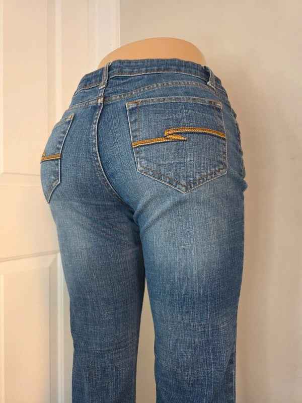 Arizona Jean Co Mid Rise Bootcut Vintage Y2K Jeans UK Size 10 Petite
