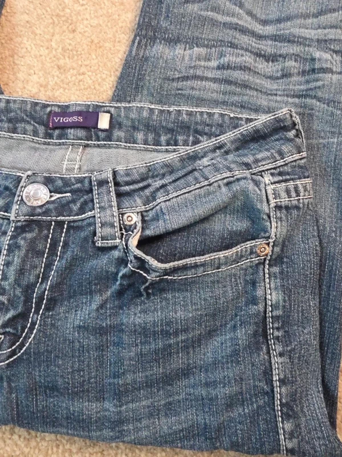 Vintage Y2K Vigoss Bootcut Jeans UK Size 12 Tall