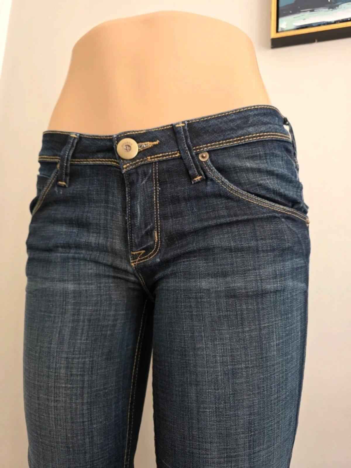 Hudson Low Rise Straight Leg Jeans UK Size 8 Tall