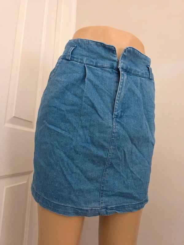 Japanese Denim Mini Skirt UK Size 8