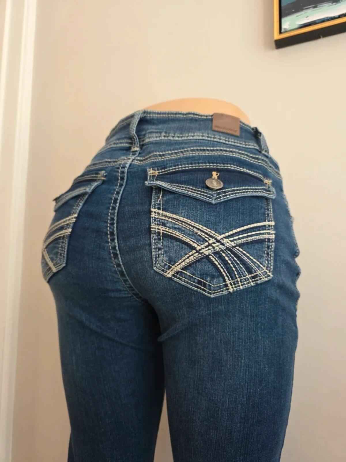 Wallflower Mid Rise Bootcut Vintage Y2K Jeans UK Size 10/12 Petite