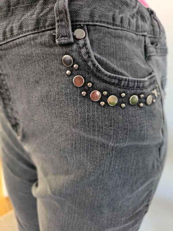 Vintage Y2K Style & Co Mid Rise Bootcut Jeans UK Size 12/14 Petite