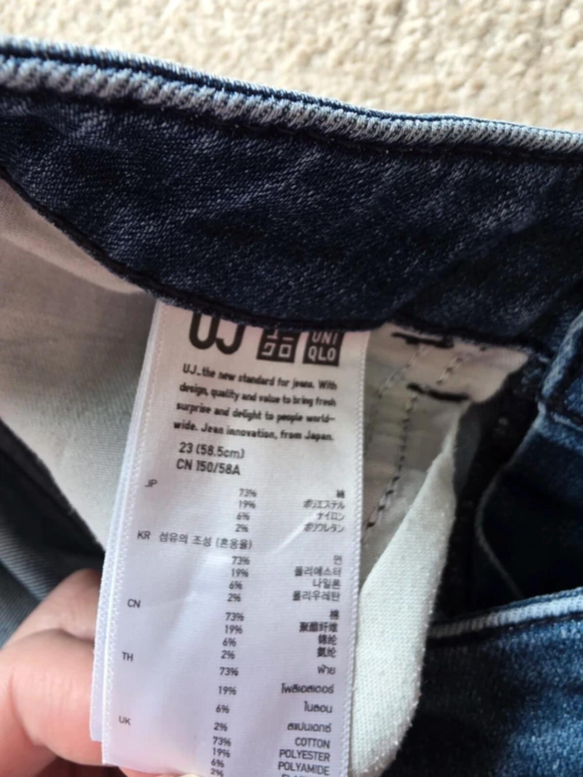 Uniqlo Ultra Low Rise Capri Jeans UK Size 4/6