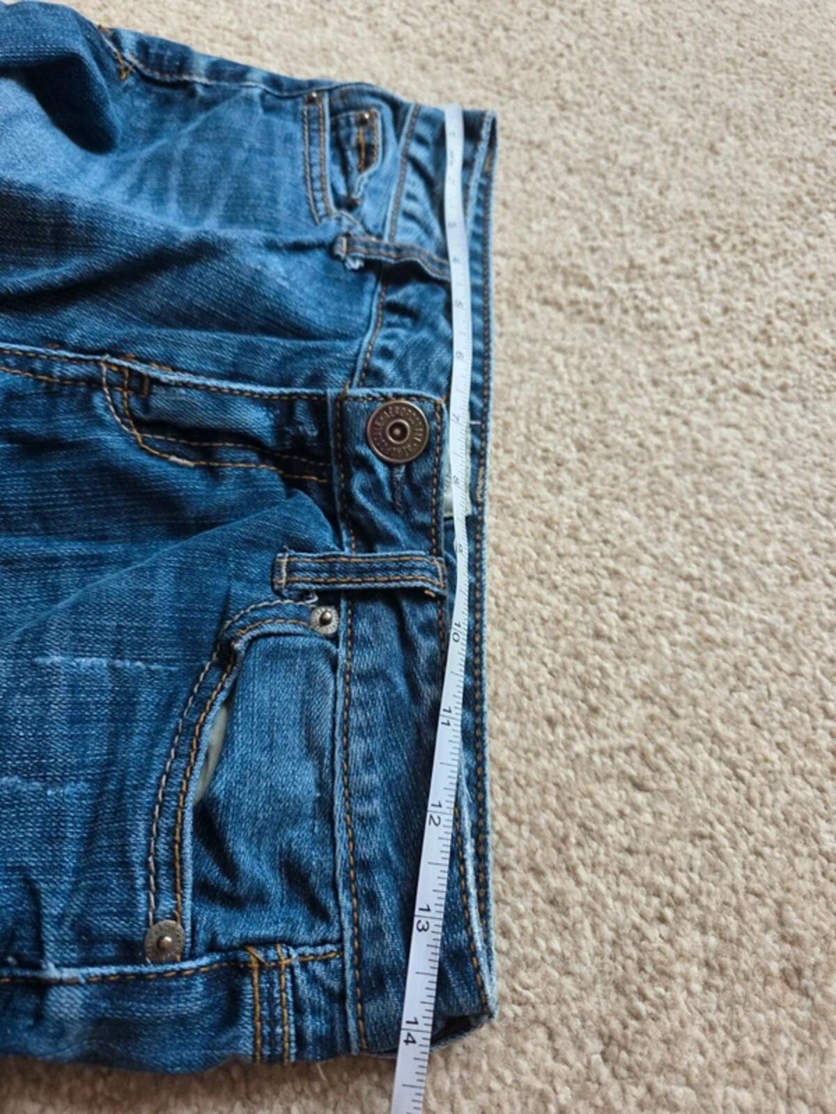 Vintage Y2K Aeropostale Ultra Low Rise Bootcut Jeans UK Size 4