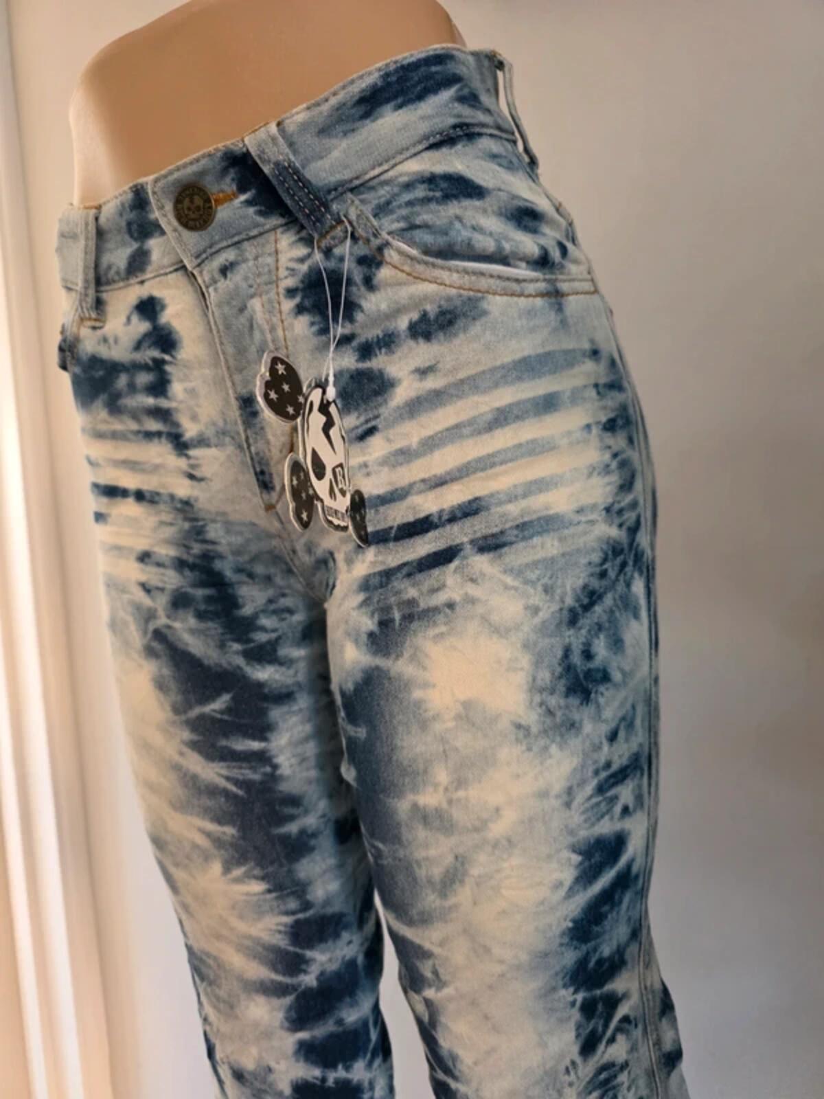 Vintage Y2K Rich Mix Boy High Rise Cropped Jeans UK Size 6/8