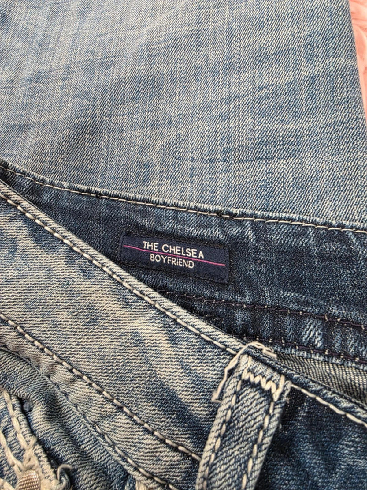 Vintage Y2K Vigoss The Chelsea Boyfriend Mid Rise Jeans UK Size 16 Petite