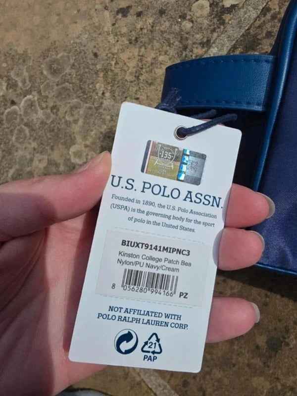 U.S. Polo Assn. Kinston Navy Wash Bag Toiletry Bag BNWT