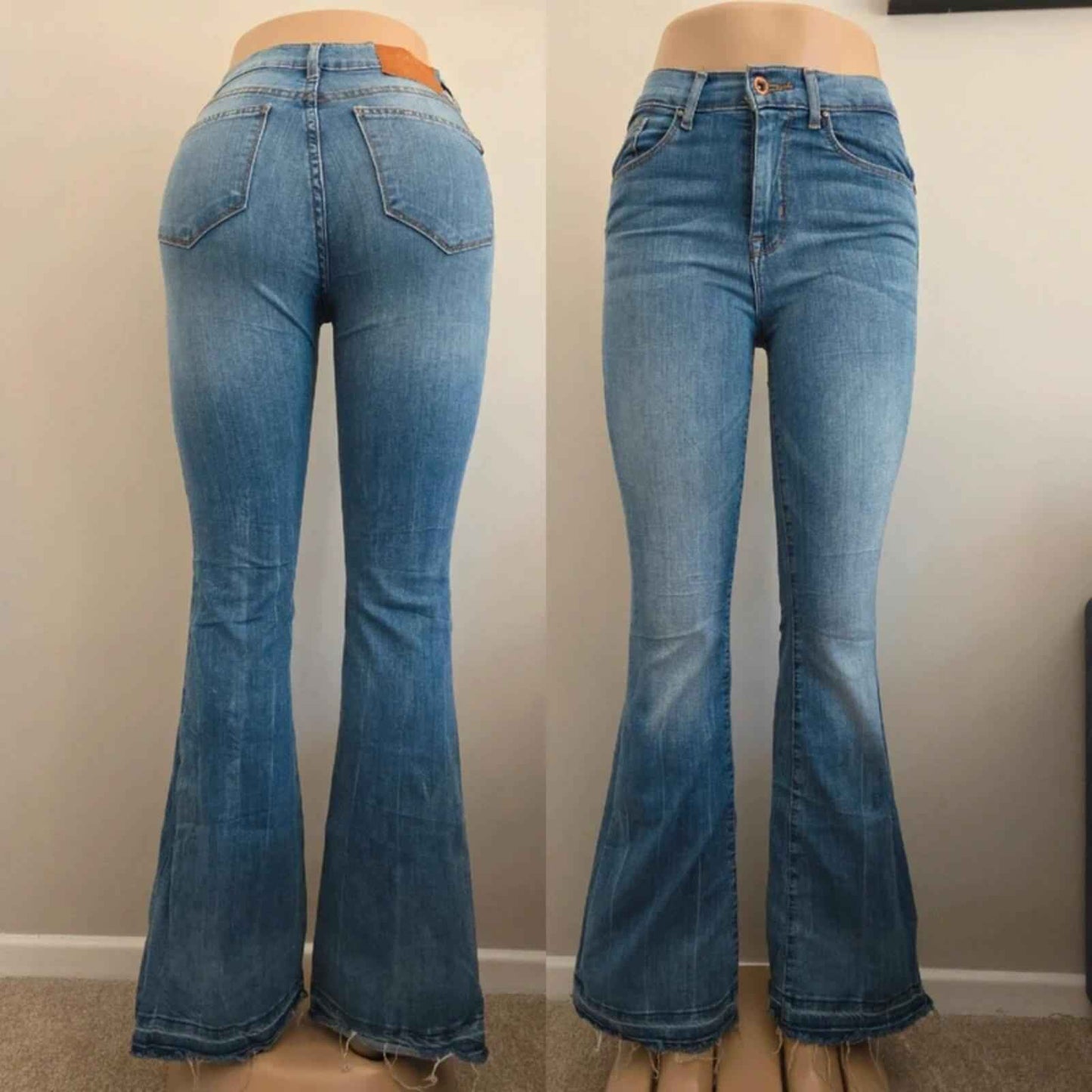 Only Mid Rise Flared Vintage Y2K Jeans UK Size 6