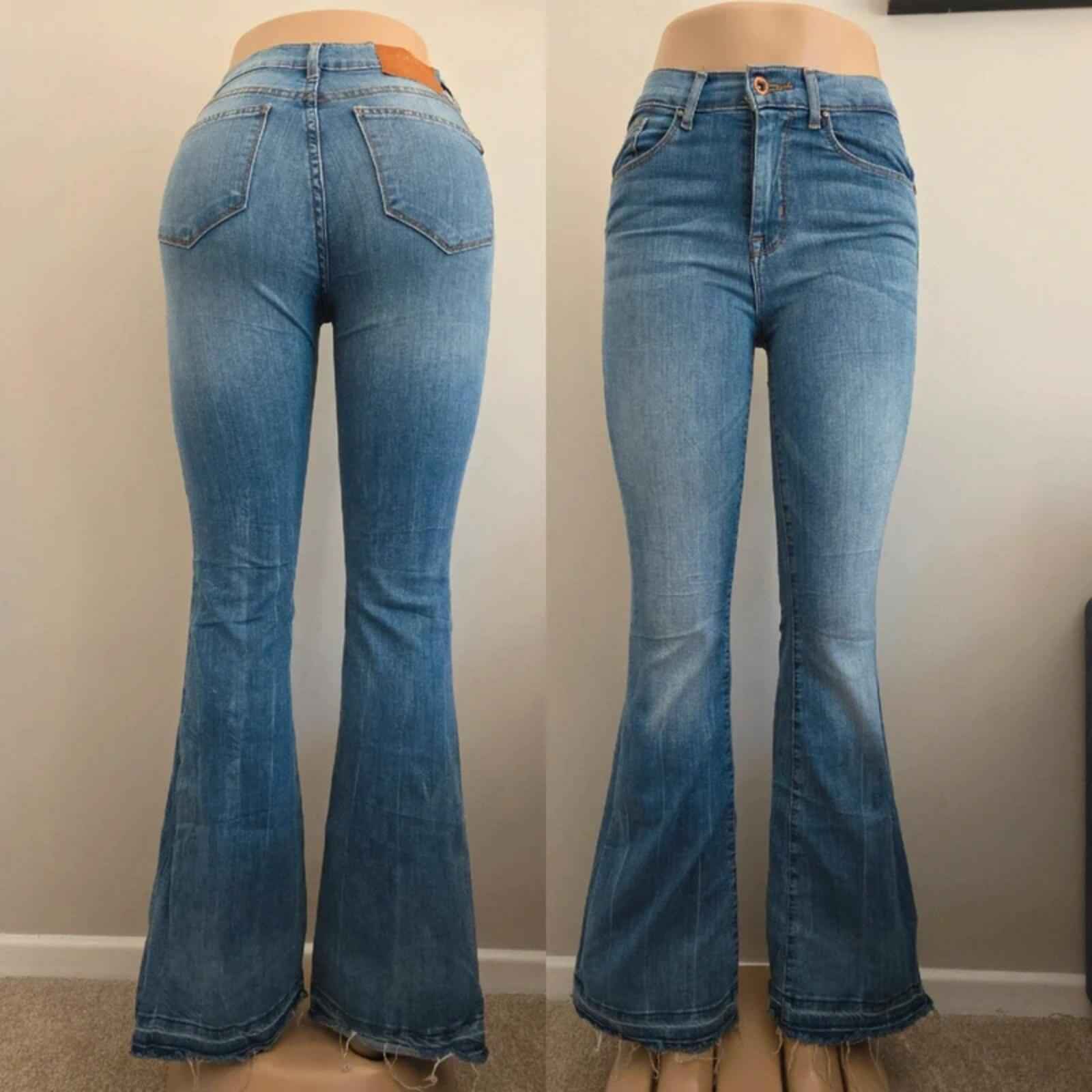 Only Mid Rise Flared Vintage Y2K Jeans UK Size 6