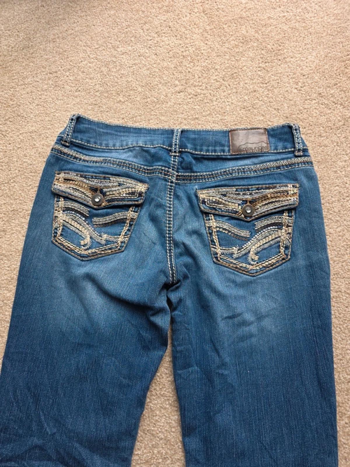 Vintage Y2K Maurices Mid Rise Bootcut Jeans UK Size 12