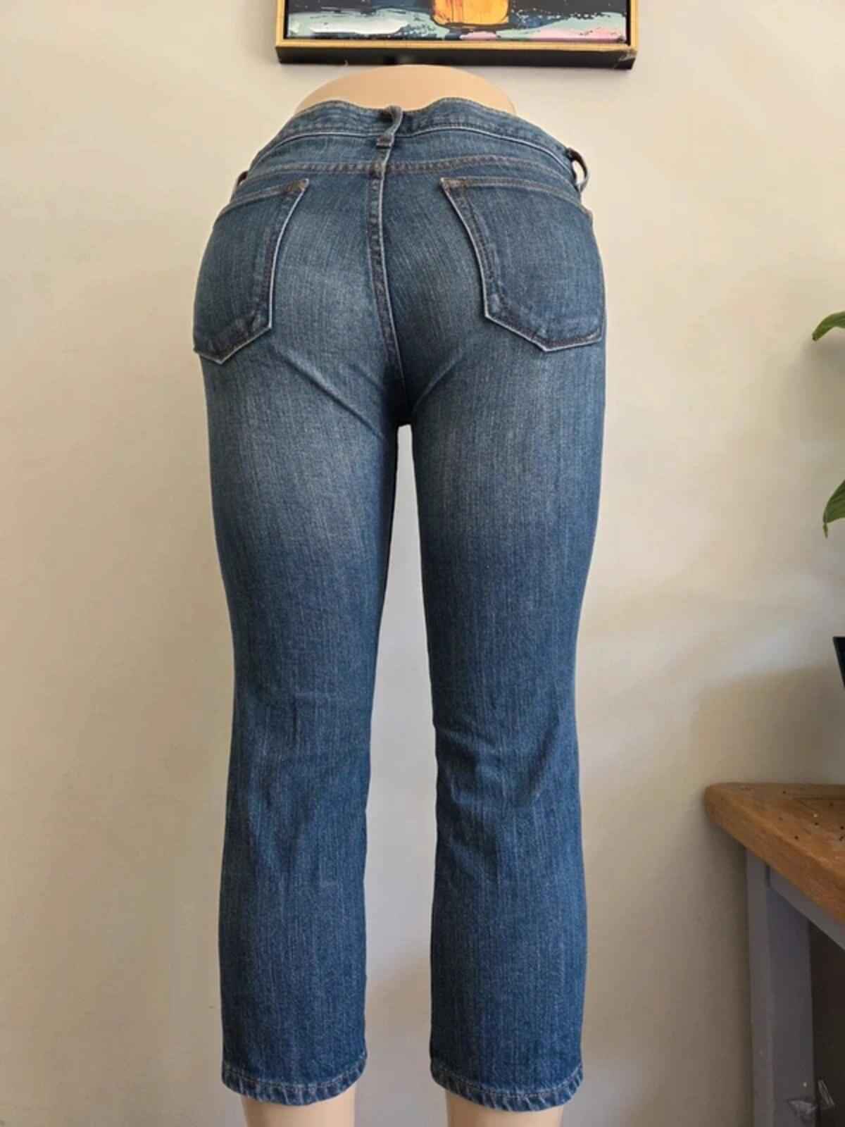 Vintage Y2K HushHush Low to Mid Rise Cropped Jeans UK Size 8/10