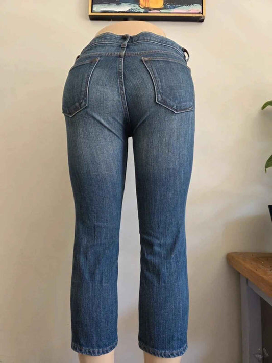Vintage Y2K HushHush Low to Mid Rise Cropped Jeans UK Size 8/10