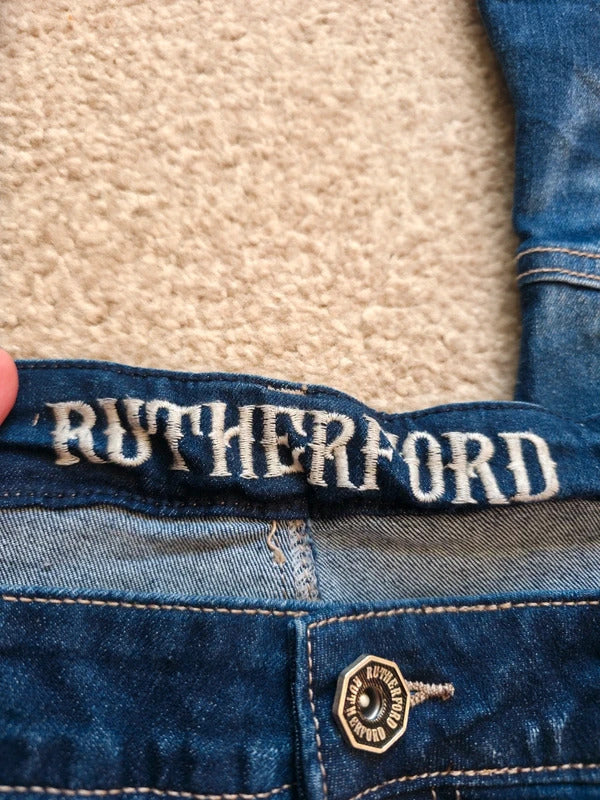 Rutherford Tall Skinny Printed Jeans UK Size 14