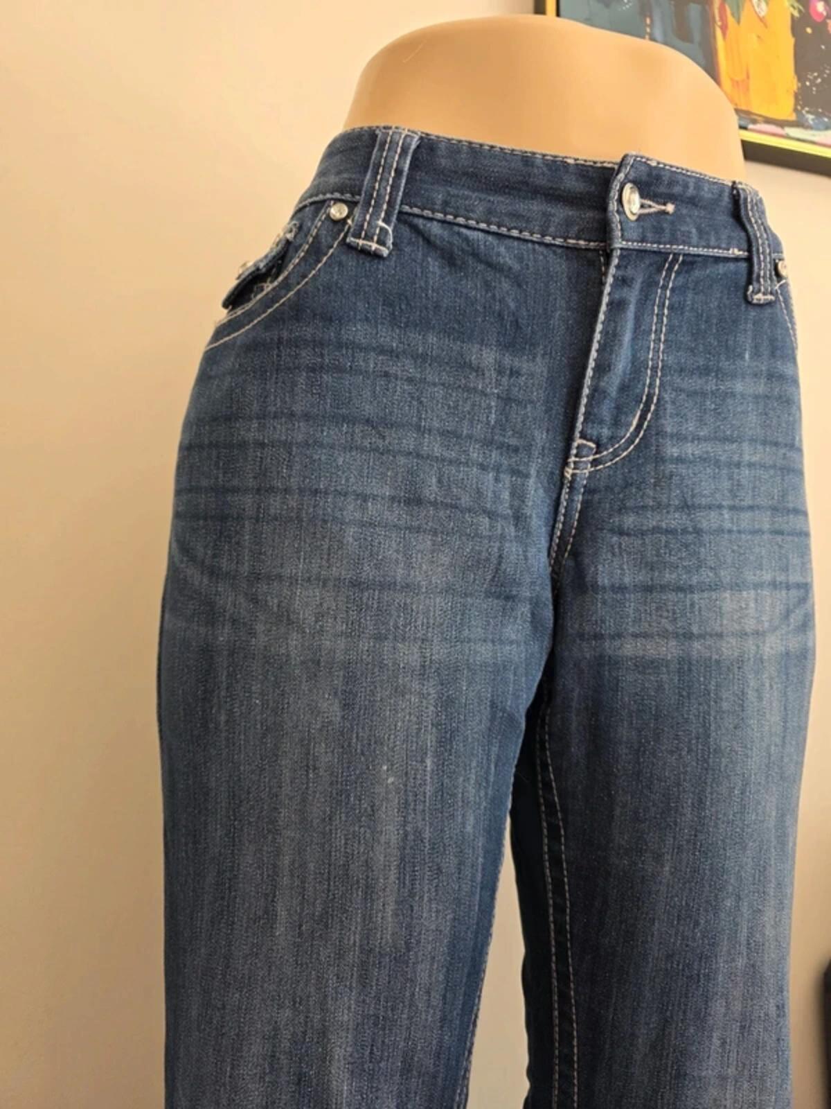 INC Mid Rise Bootcut Jeans UK Size 14 Tall