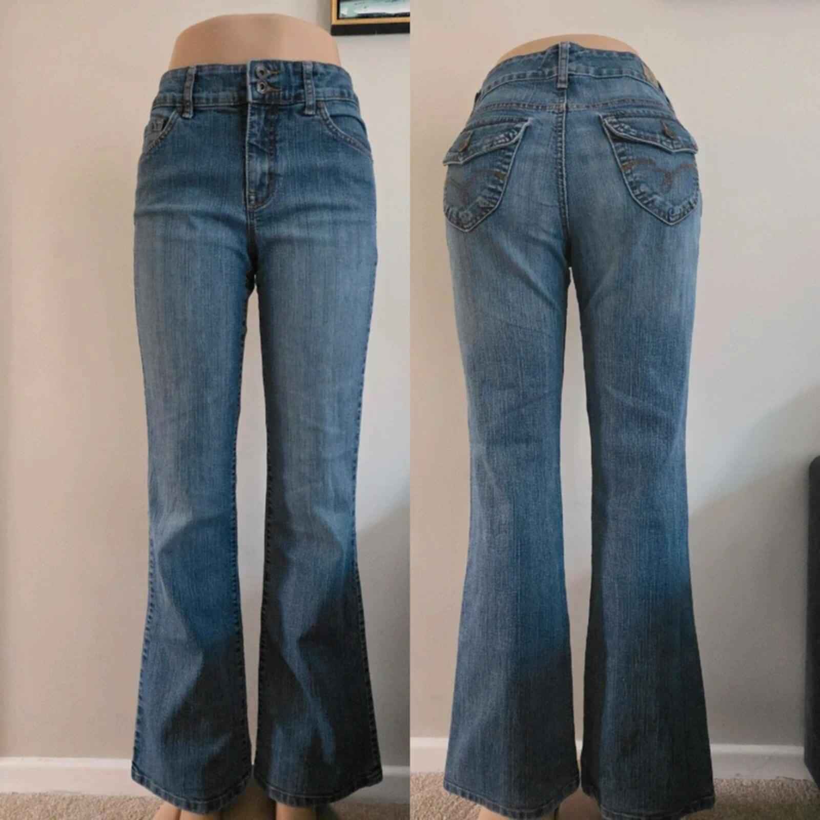 Bandolino Mid Rise Bootcut Vintage Y2K Jeans UK Size 10