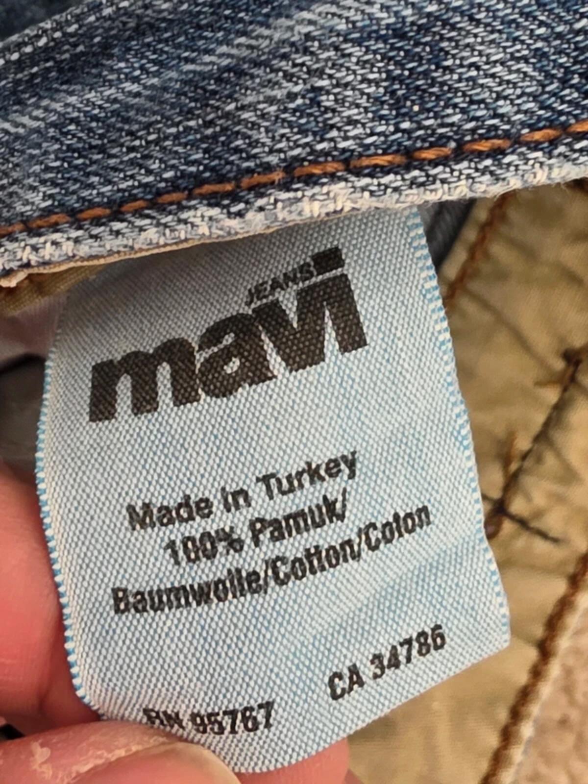 Mavi Mid Rise Loose Bootcut Vintage Y2K Jeans UK Size 10