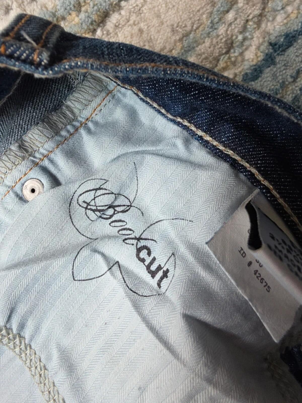 DPD Low Rise Bootcut Vintage Y2K Jeans UK Size 10 Tall