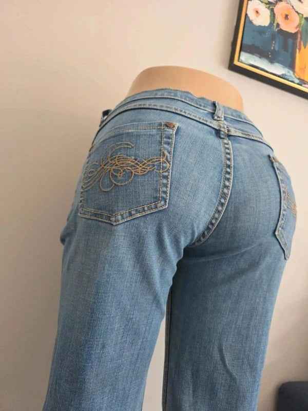 Promod Tall Relaxed Bootcut Vintage Y2K Jeans UK Size 10