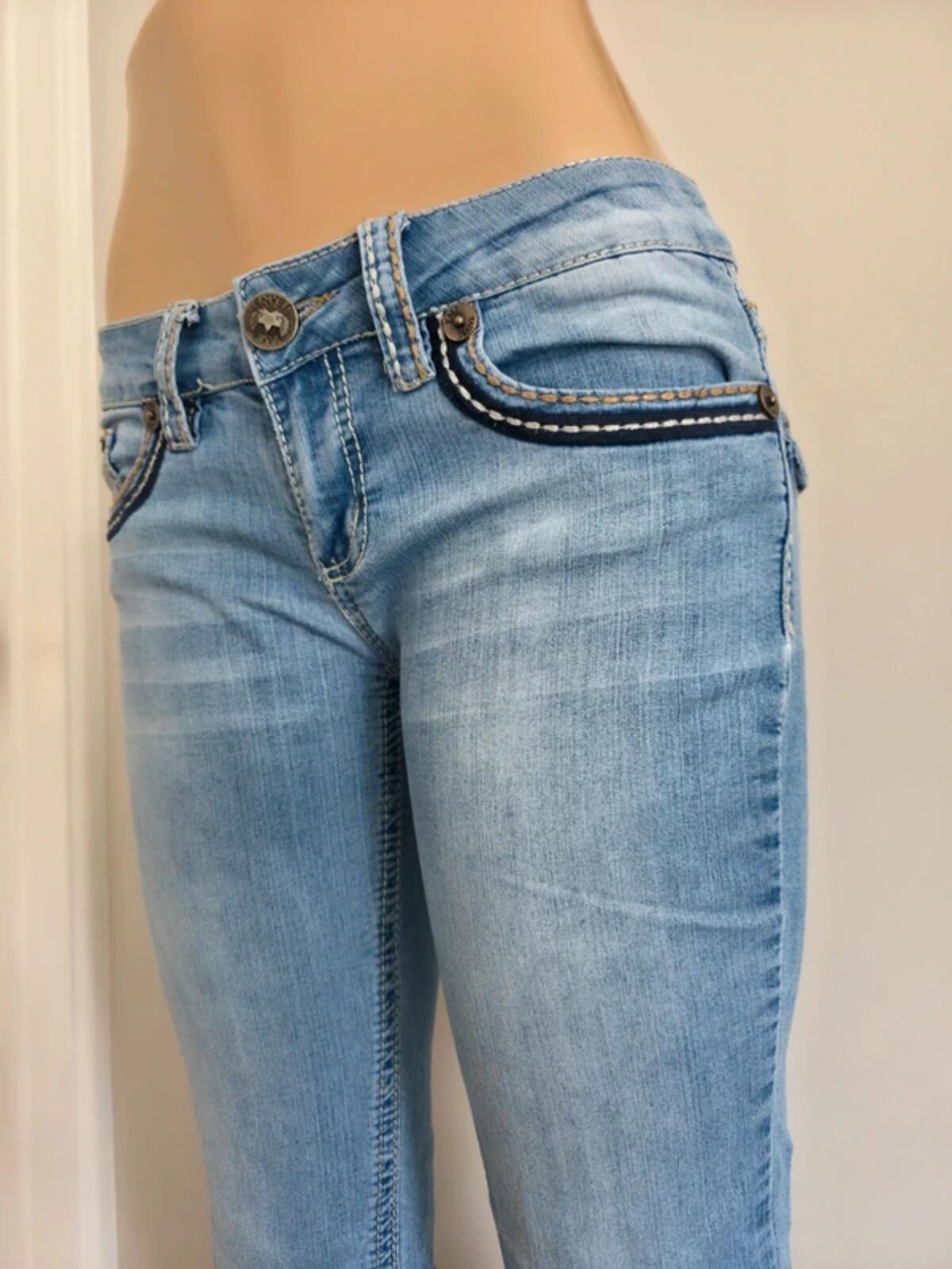 YMI Low Rise Bootcut Vintage Y2K Jeans UK Size 8 Tall