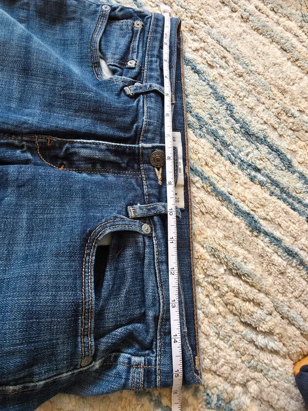 Abercrombie & Fitch Low Rise Bootcut Vintage Y2K Jeans UK Size 8 Tall