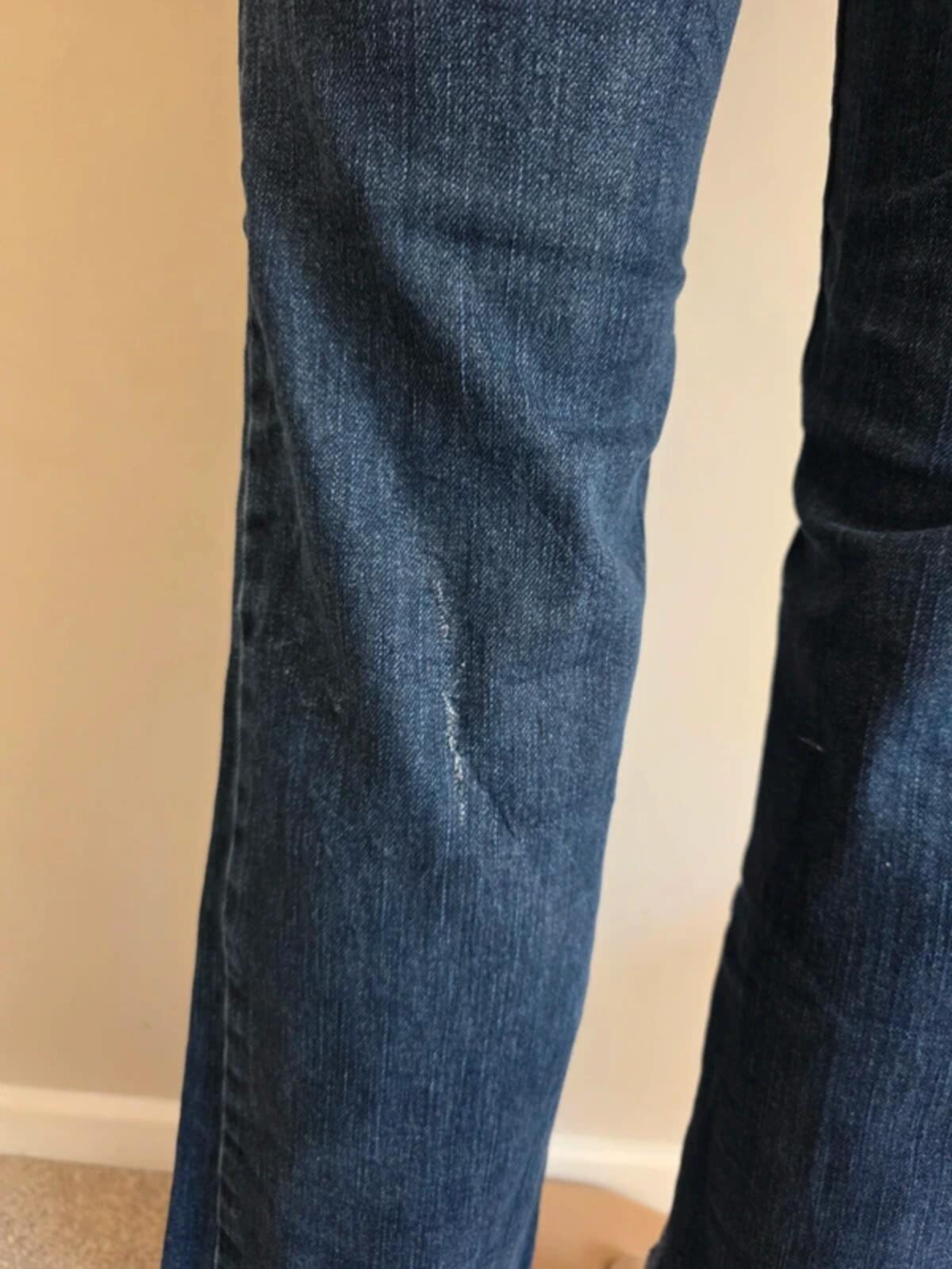 Vintage Y2K American Eagle Ultra Low Rise Petite Bootcut Jeans UK Size 6