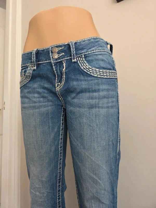 Vigoss Low Rise Bootcut Vintage Y2K Jeans UK Size 10
