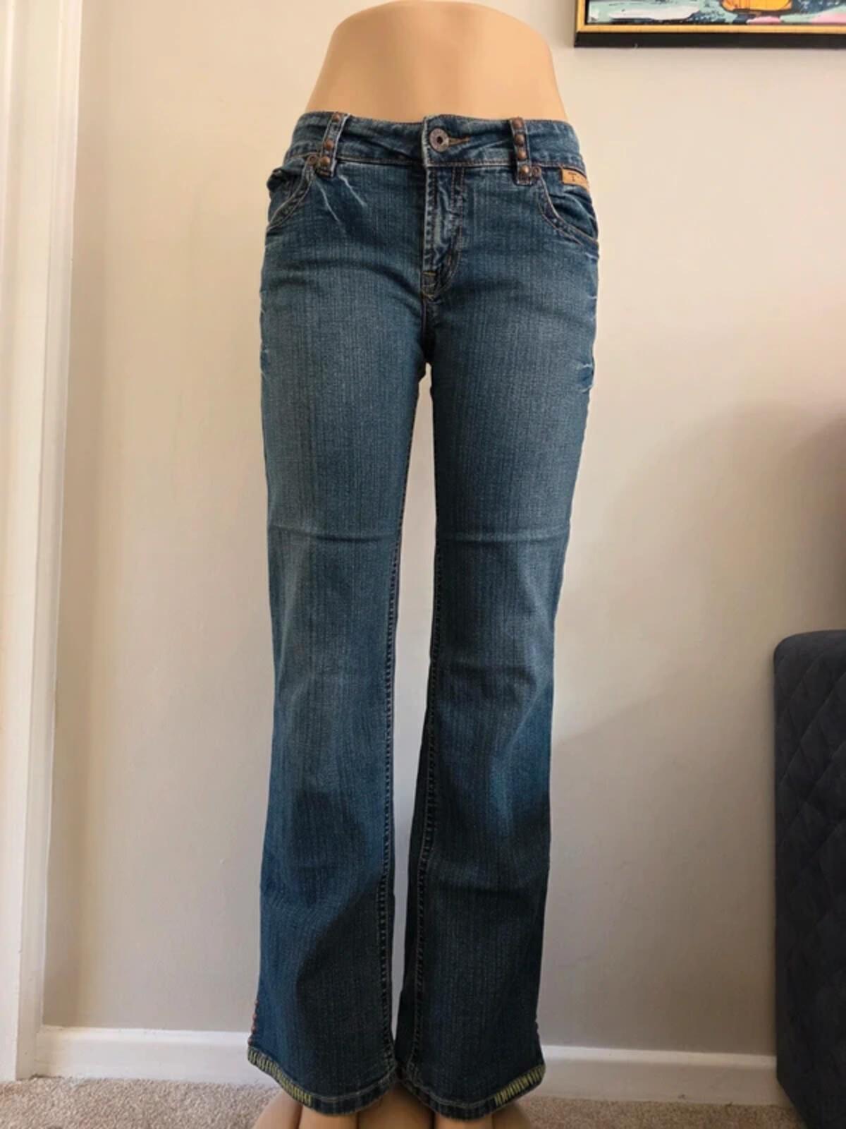 Gypsy Low Rise Bootcut Vintage Y2K Jeans UK Size 10