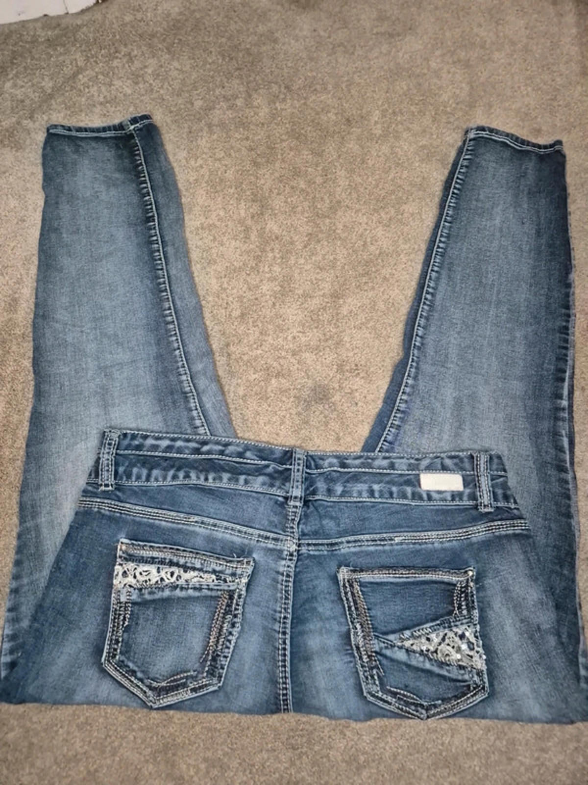 Vintage Y2K Arya Jeans Mid Rise Skinny Denim – UK 16 '