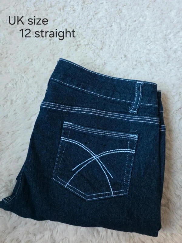 Vintage Y2K Jeans Bundle 9 Pairs Mixed Sizes UK 6-18