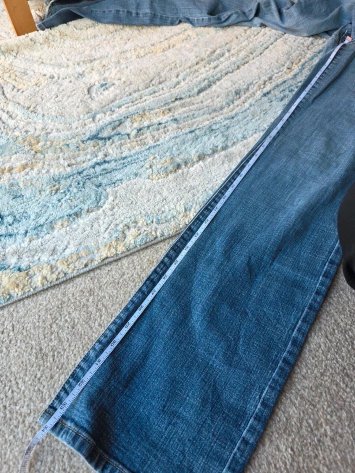Garage Low Rise Straight Vintage Y2K Jeans UK Size 10 Tall