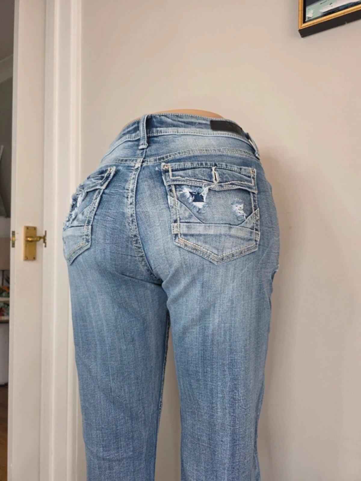 Daytrip Mid Rise Straight Vintage Y2K Jeans UK Size 12