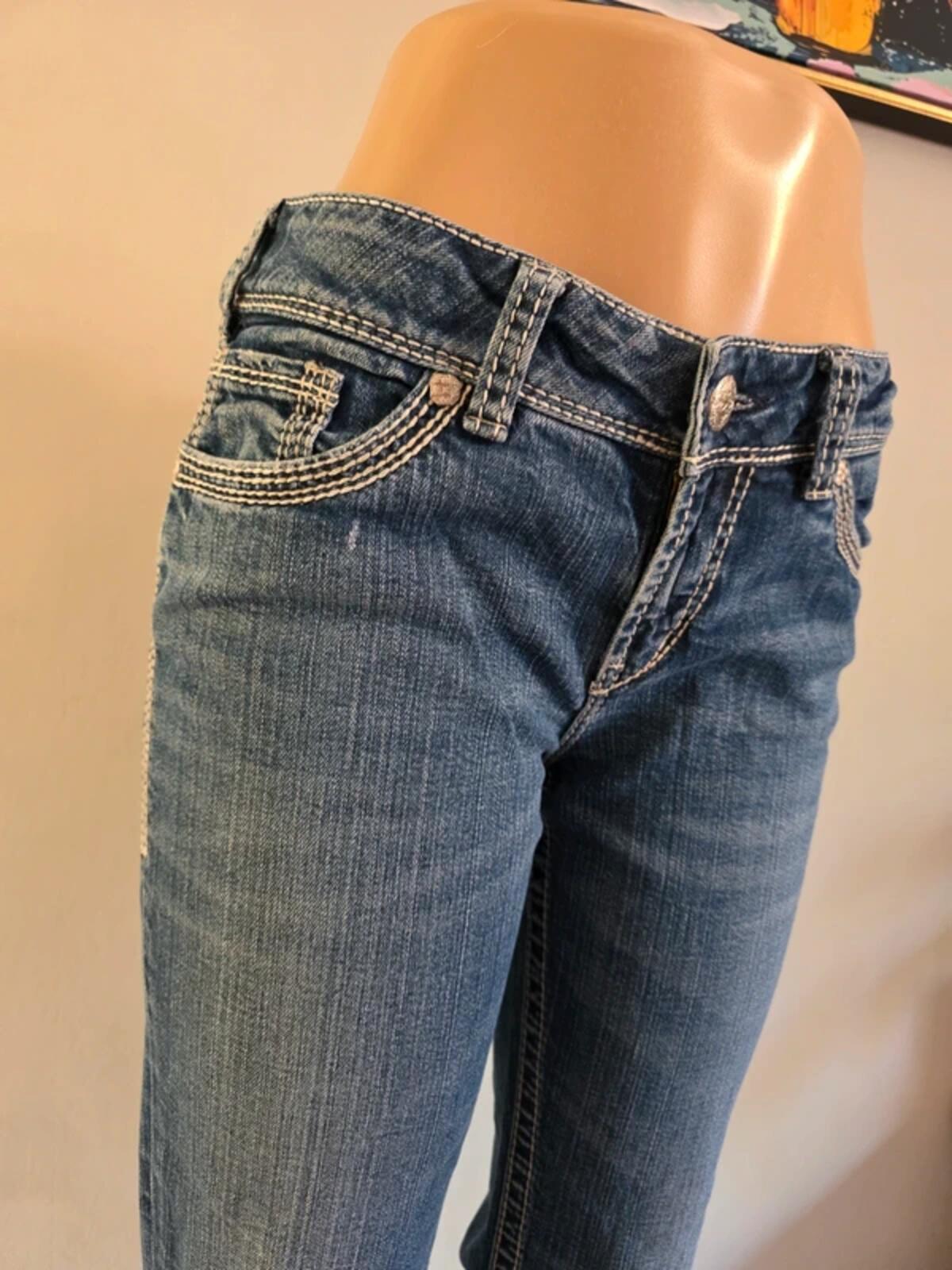 Silver Jeans Mid Rise Bootcut UK Size 12