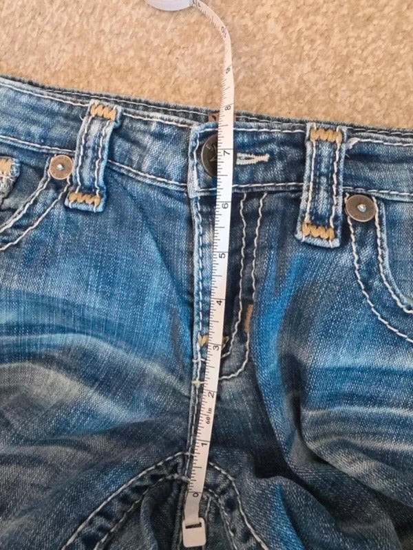 Big Star Low Rise Capri Vintage Y2K Jeans UK Size 10/12