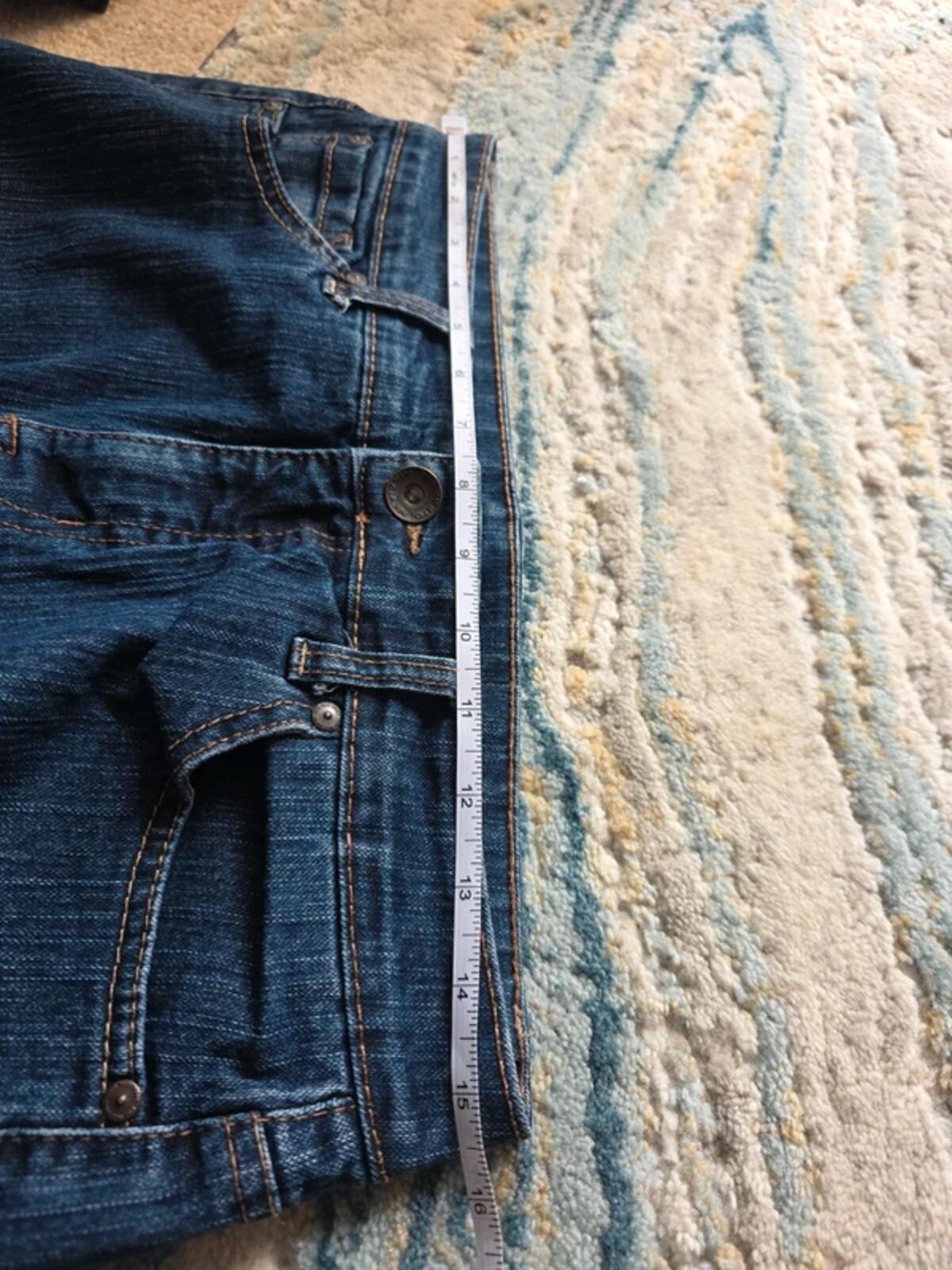Nine West Vintage Y2K Mid Rise Wide Leg Bootcut Jeans UK Size 10