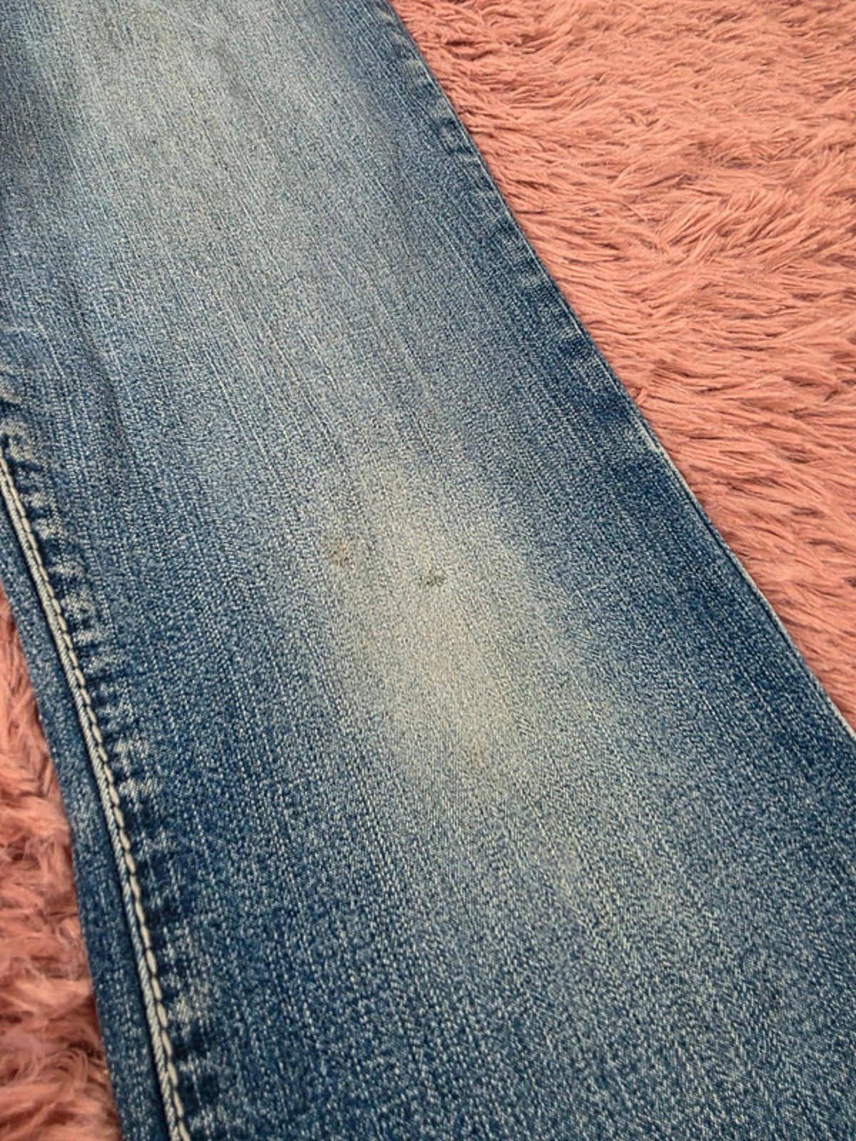 Vintage Y2K Luxe Mid Rise Bootcut Jeans UK Size 10 Petite