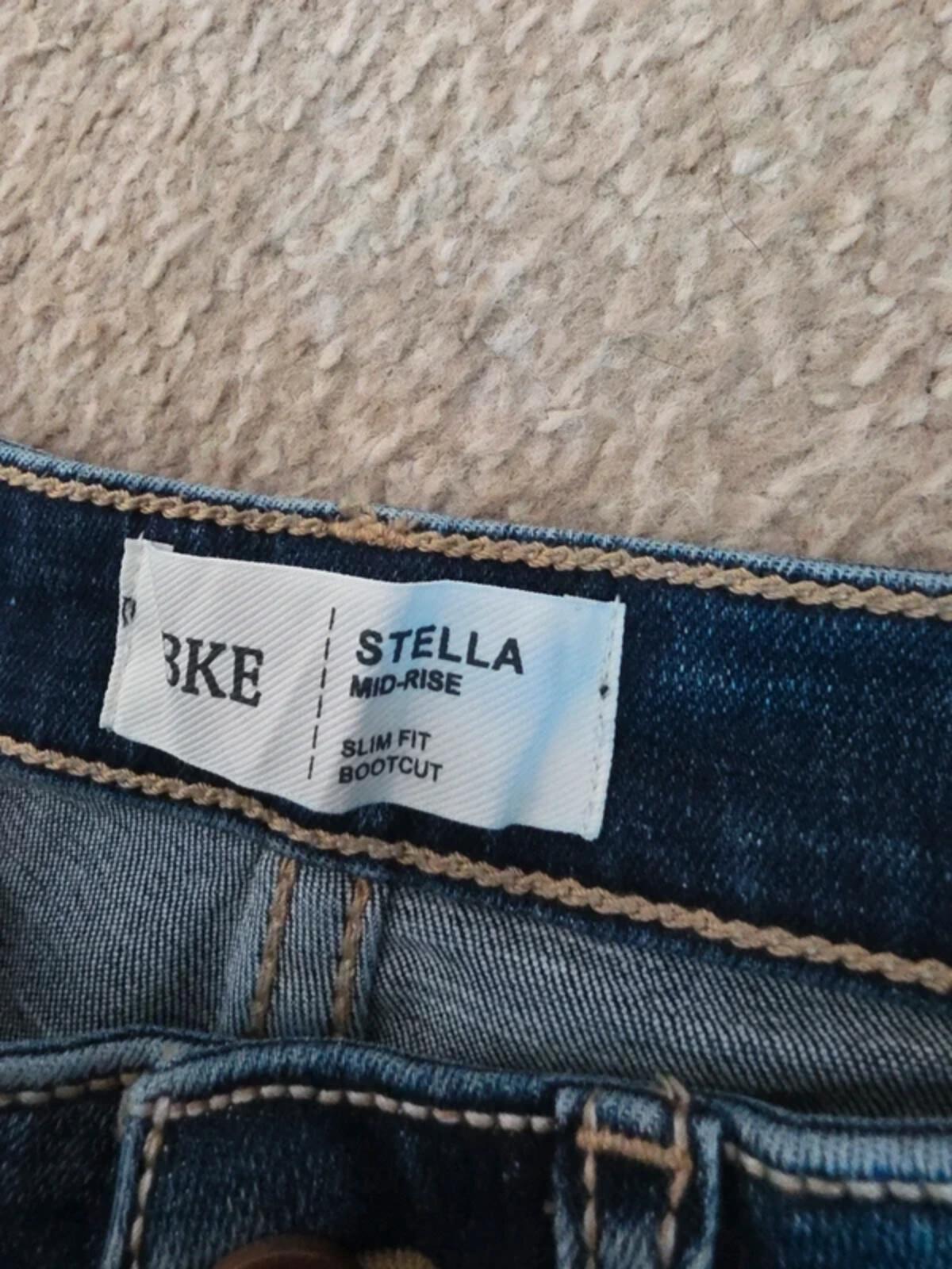 BKE Mid Rise Bootcut Vintage Y2K Jeans UK Size 6 Petite