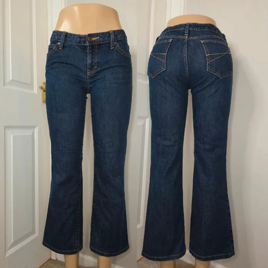 Gap Low Rise Flared Vintage Y2K Jeans UK Size 8 Petite