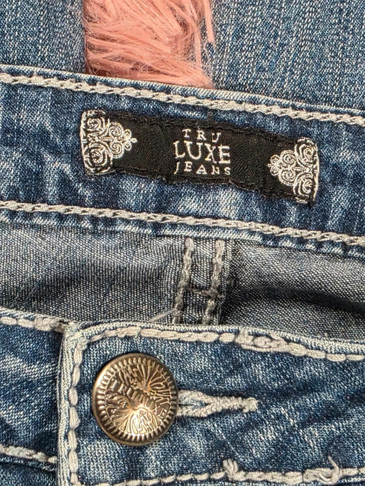 Vintage Y2K Luxe Mid Rise Bootcut Jeans UK Size 10 Petite