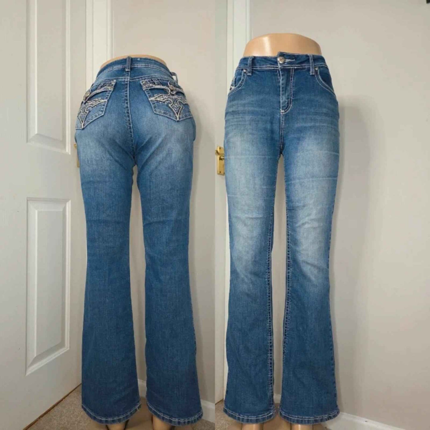 ND Weekend Mid Rise Bootcut Vintage Y2K Jeans UK Size 12