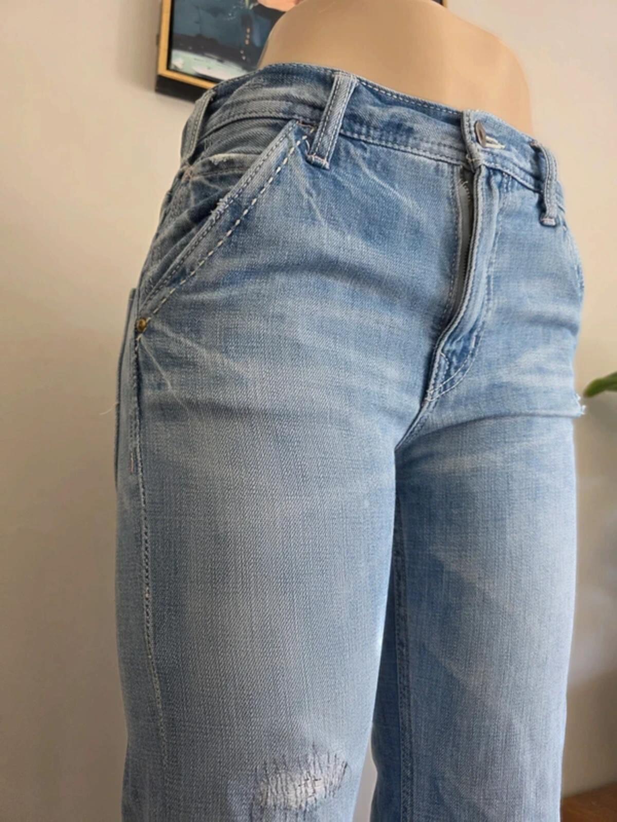 Cepo Mid Rise Capri Jeans UK Size 10/12