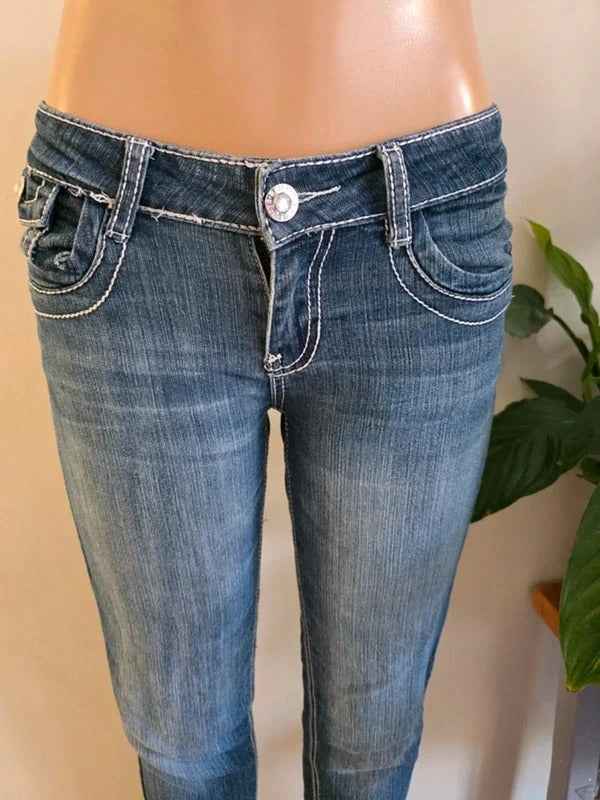 Vintage Y2K B.B Jeans Mid Rise Skinny Jeans UK Size 12