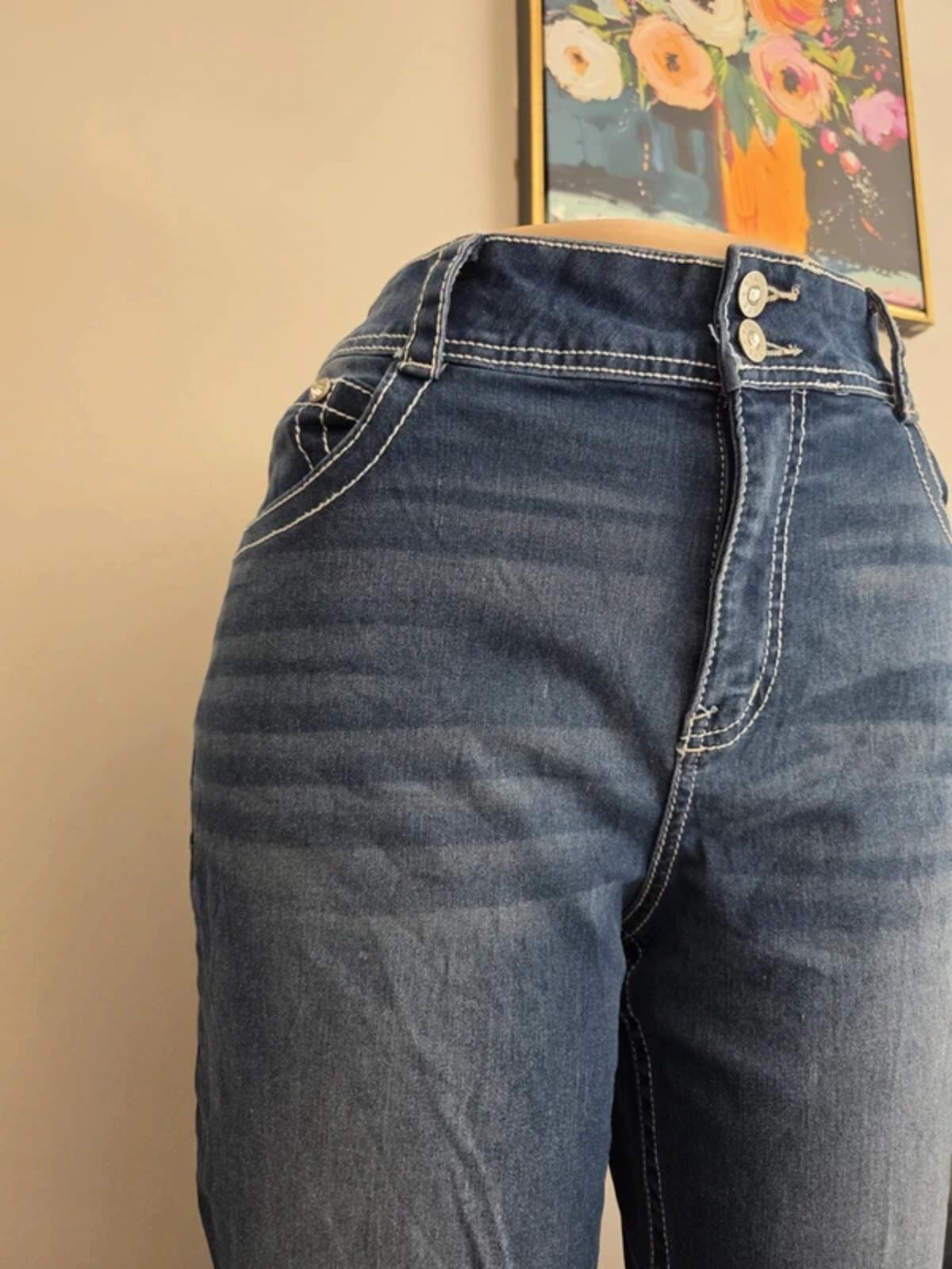 Gemma Rae High Rise Bootcut Vintage Y2K Jeans UK Size 20 Petite