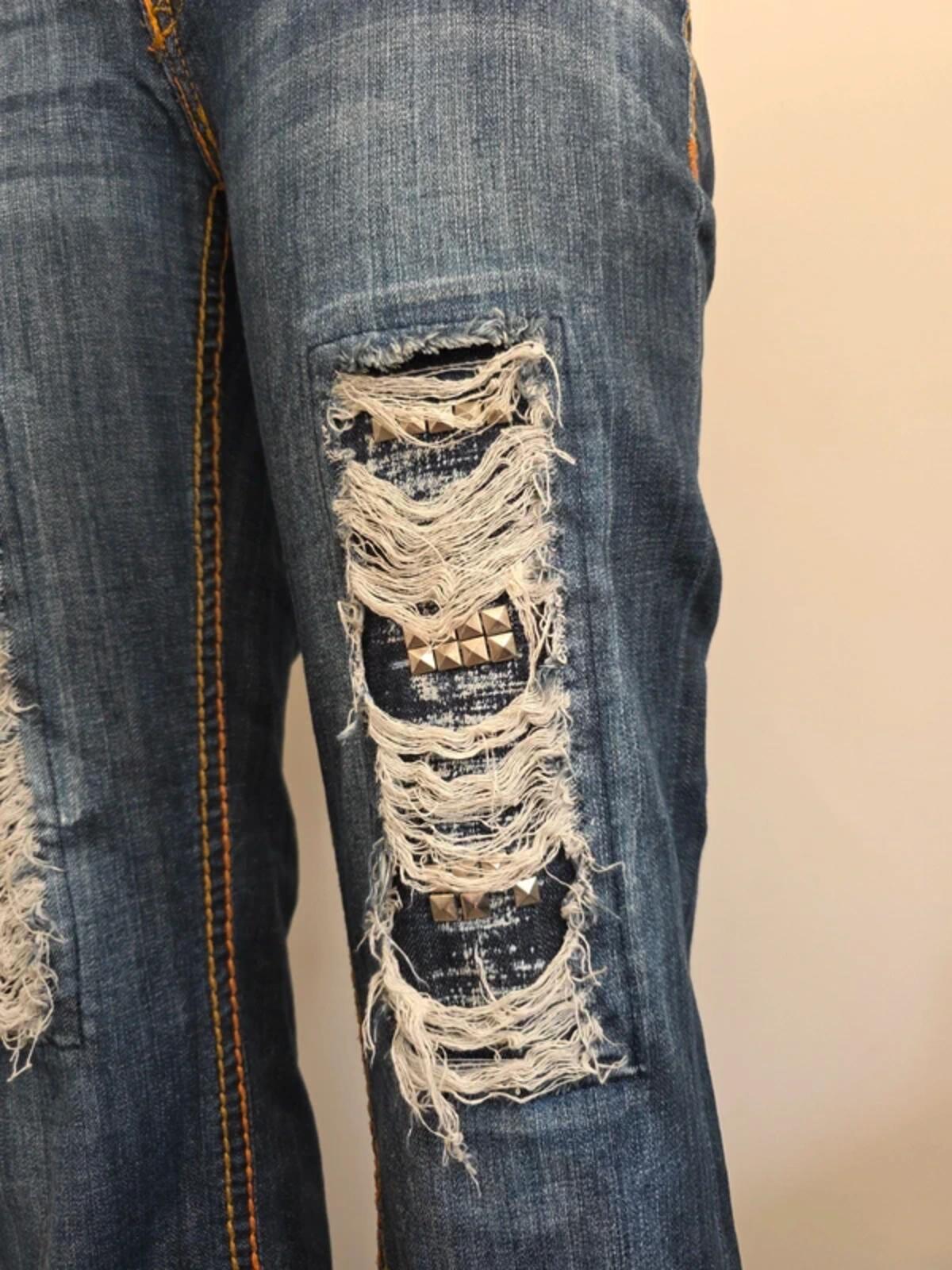 Premium Jeans by GT Low Rise Bootcut Vintage Y2K Jeans UK Size 12 Tall