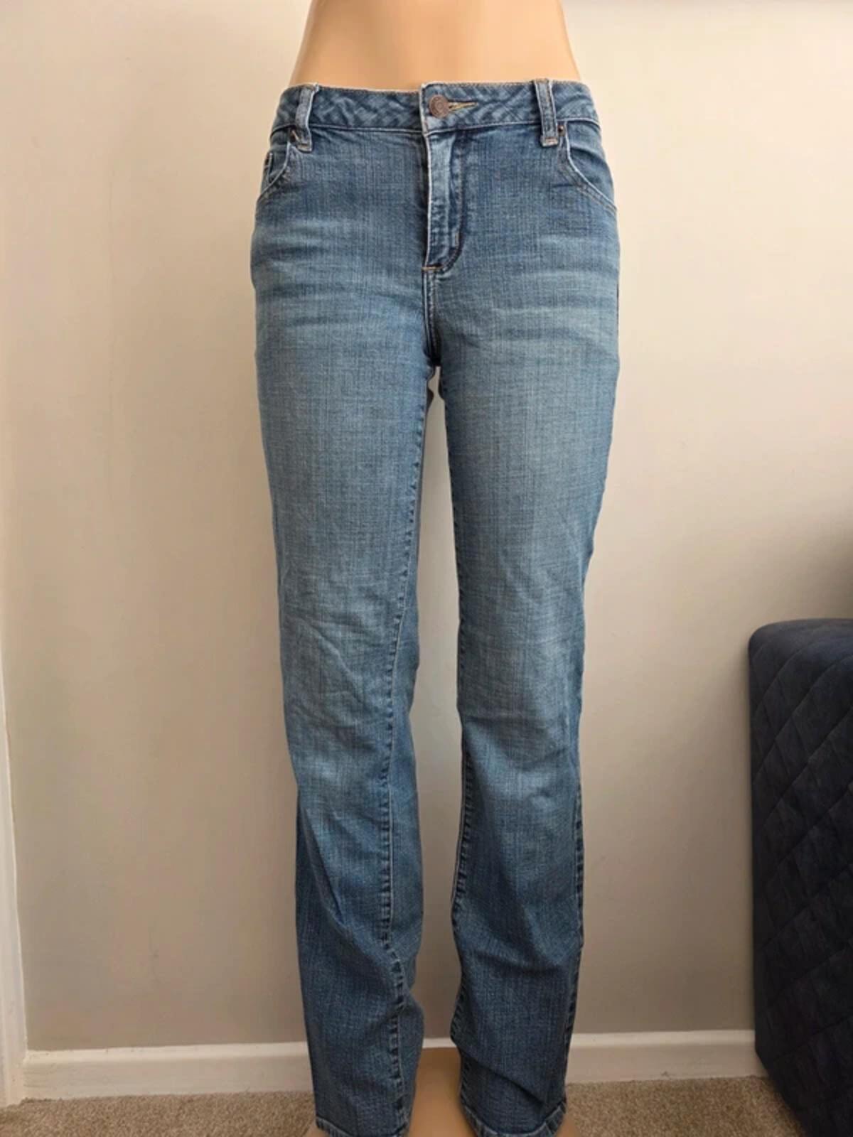 Garage Mid Rise Straight Vintage Y2K Jeans UK Size 12/14 Tall