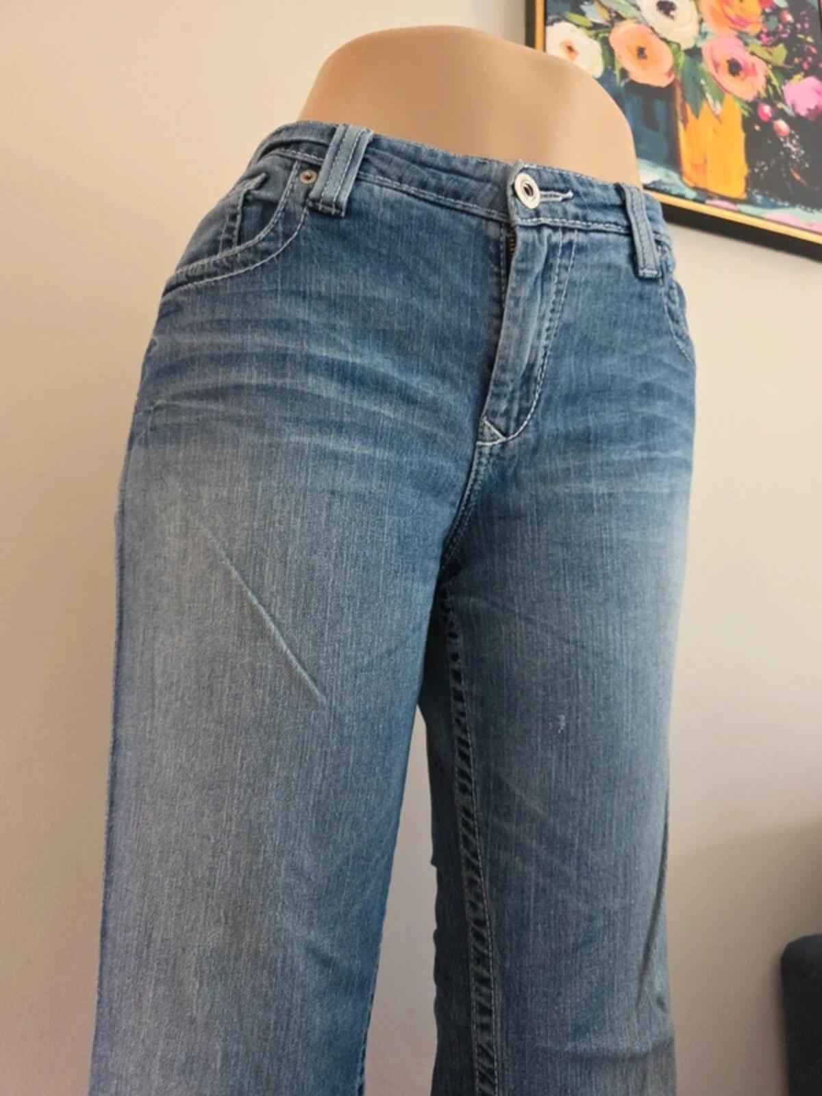 Big Star Mid Rise Bootcut Vintage Y2K Jeans UK Size 16