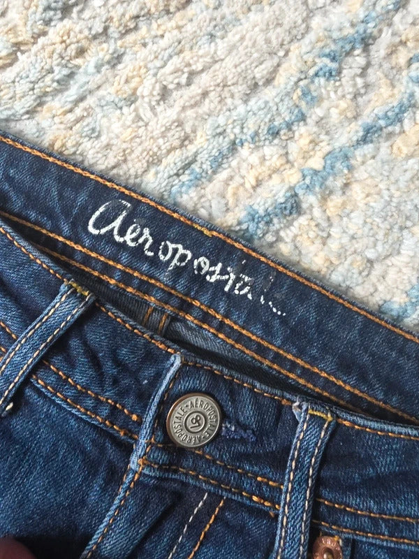 Aeropostale Low Rise Bootcut Vintage Y2K Jeans UK Size 4